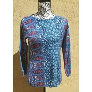 Multicolored Long sleeve top